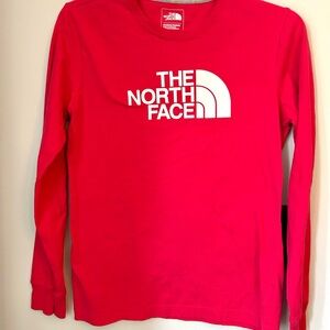 The North Face Bright Pink Long Sleeve Tee
